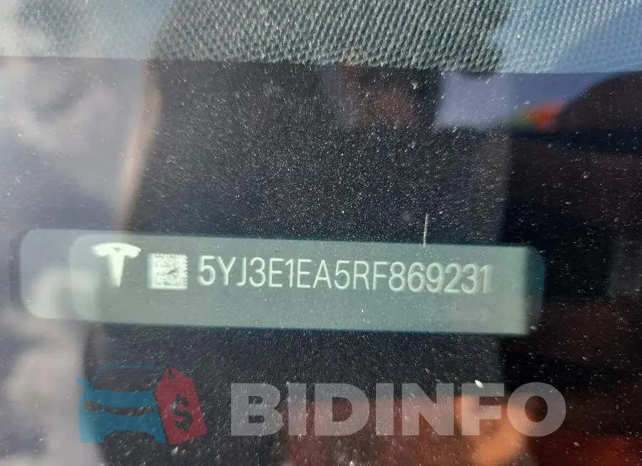 5YJ3E1EA5RF869231 Photo# 12
