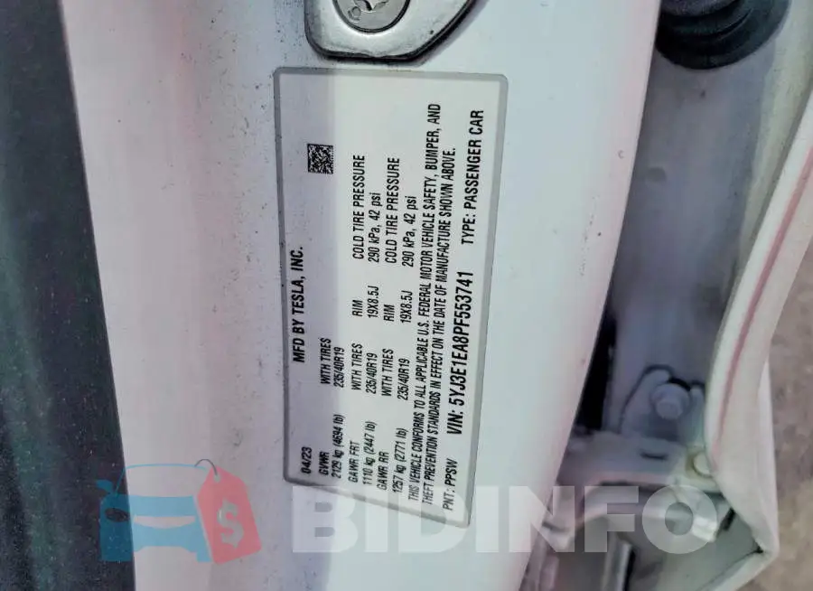5YJ3E1EA8PF553741 Photo# 12