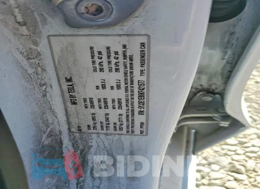 5YJ3E1EB6KF421577 Photo# 12