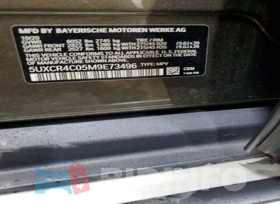 5UXCR4C05M9E73496 Photo# 14