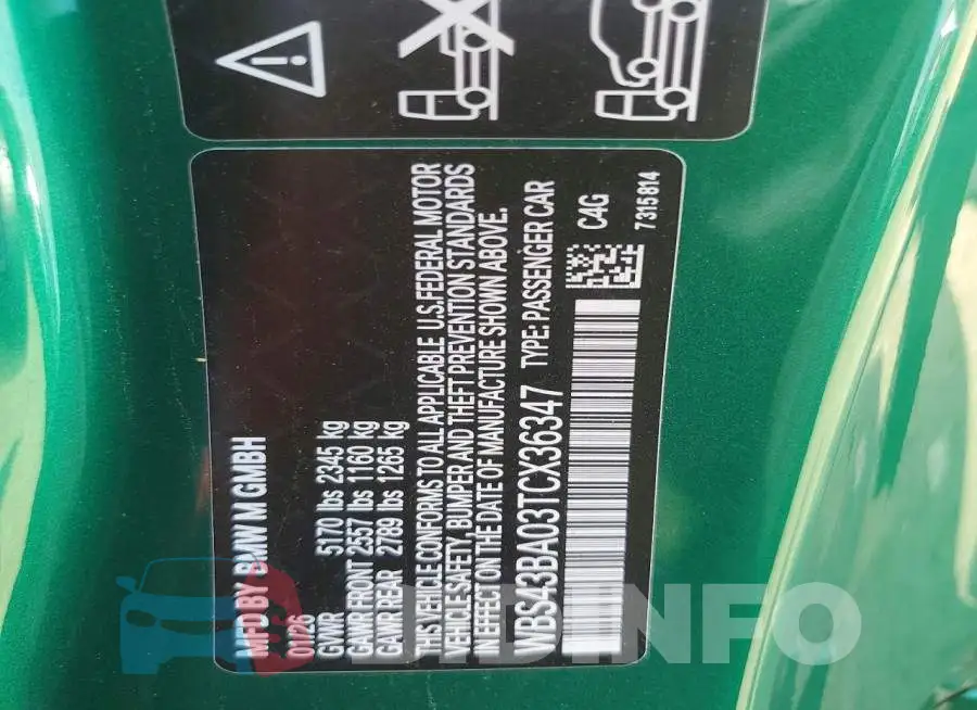 WBS43BA03TCX36347 Photo# 13