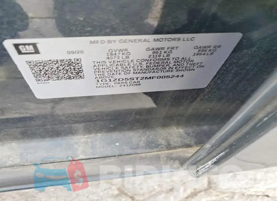 1G1ZD5ST2MF005244 Photo# 12