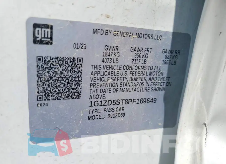 1G1ZD5ST8PF169649 Photo# 12