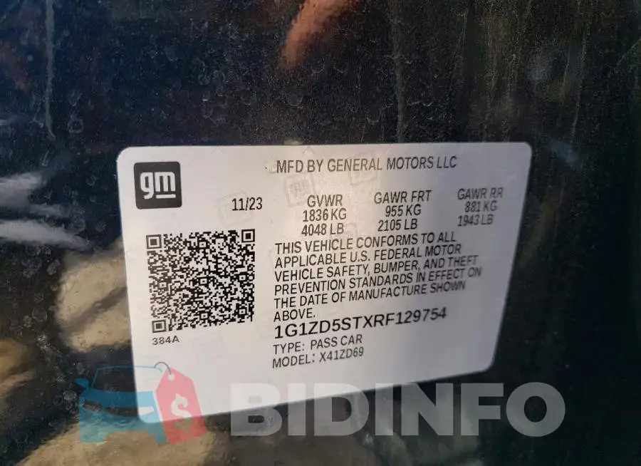 1G1ZD5STXRF129754 Photo# 12