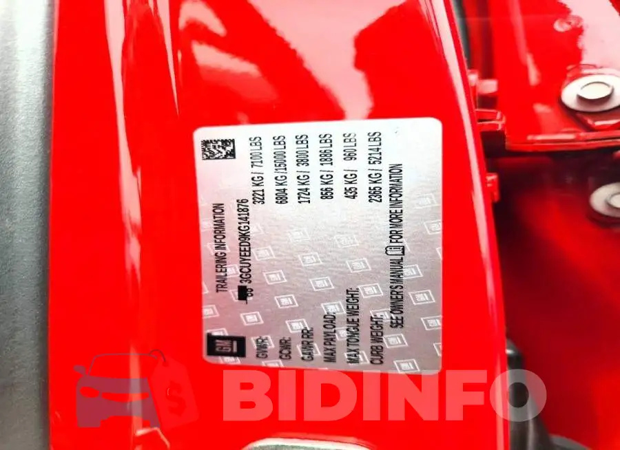 3GCUYEED9KG141876 Photo# 13
