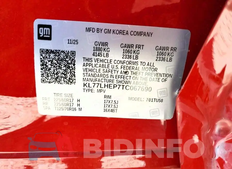 KL77LHEP7TC067690 Photo# 13