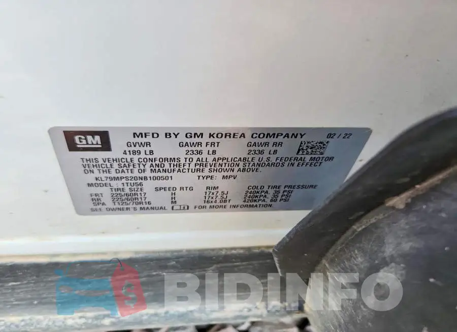 KL79MPS20NB100501 Photo# 13
