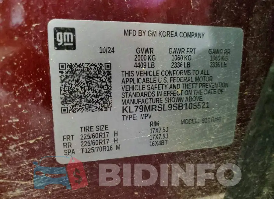KL79MRSL9SB105521 Photo# 14