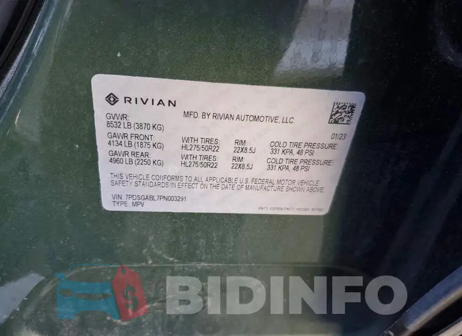 7PDSGABL7PN003291 Photo# 13
