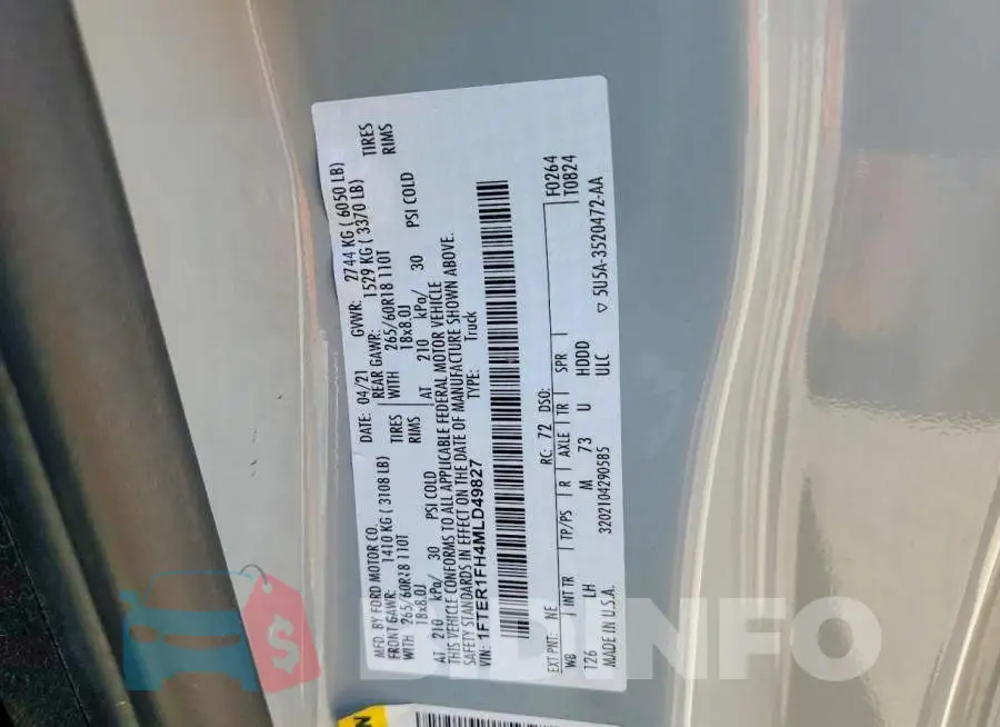 1FTER1FH4MLD49827 Photo# 12