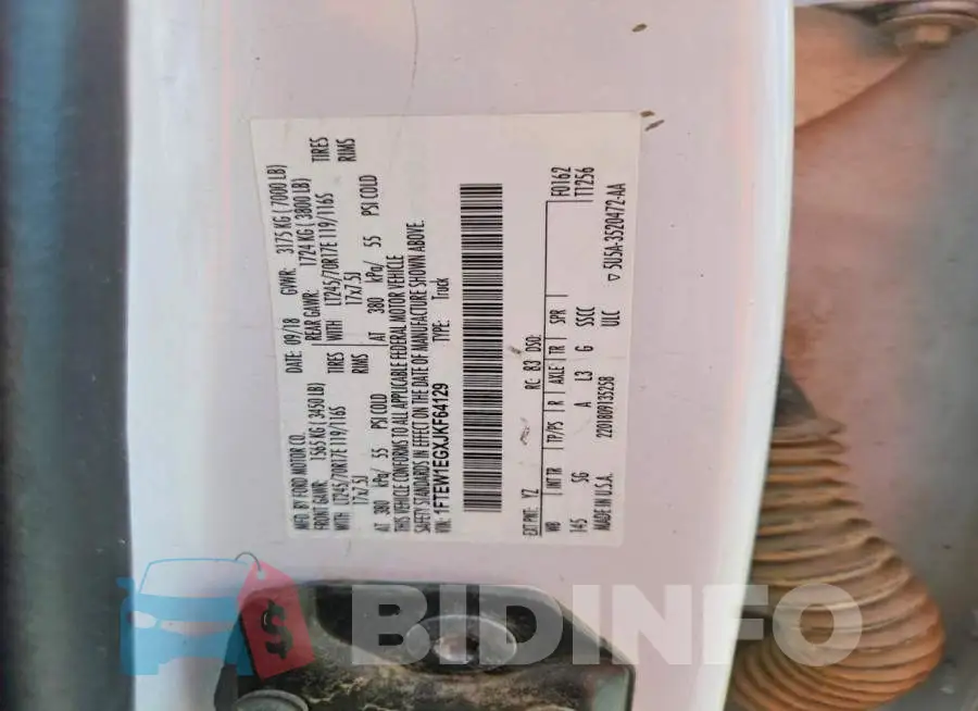 1FTEW1EGXJKF64129 Photo# 12