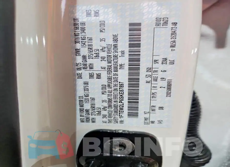1FTEW2LP6SKE87897 Photo# 12