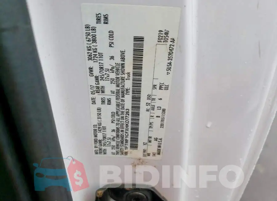 1FTMF1CFXHKD77263 Photo# 12