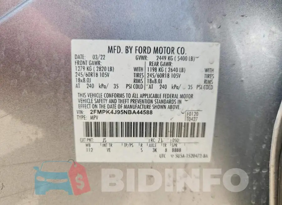 2FMPK4J95NBA44588 Photo# 14