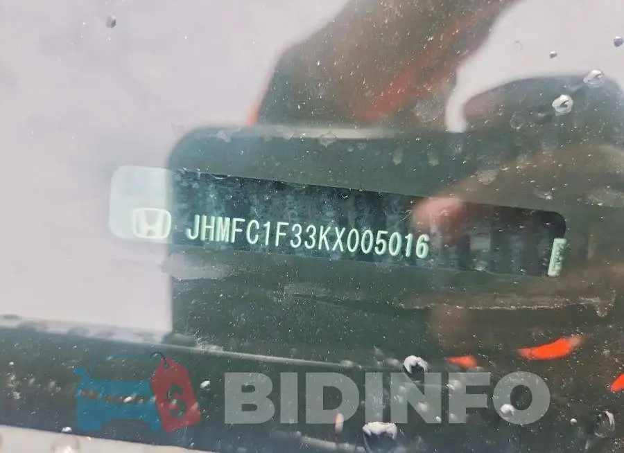 JHMFC1F33KX005016 Photo# 13