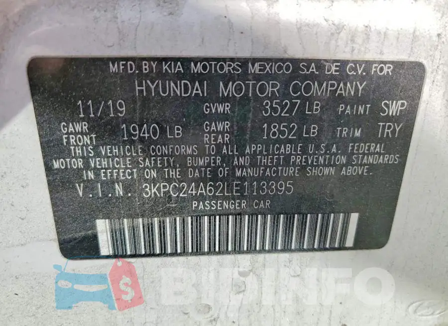 3KPC24A62LE113395 Photo# 12