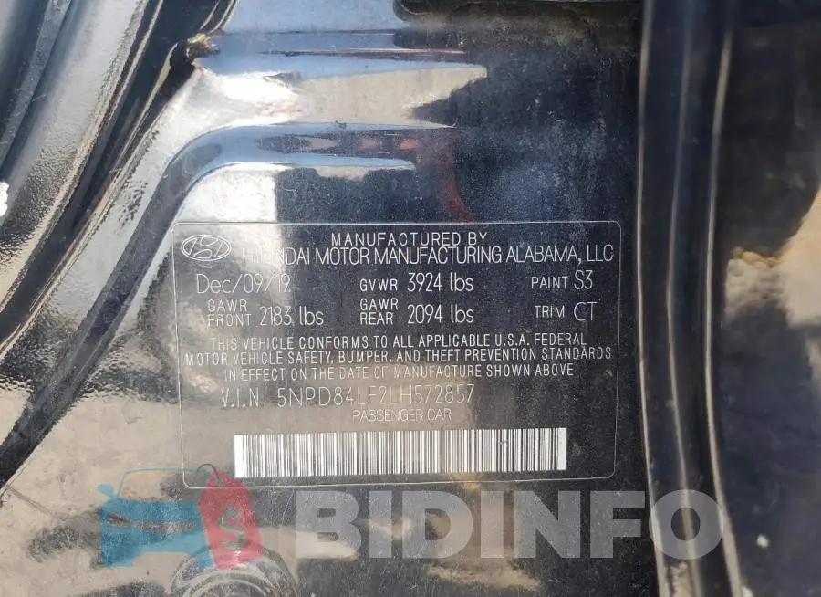 5NPD84LF2LH572857 Photo# 12