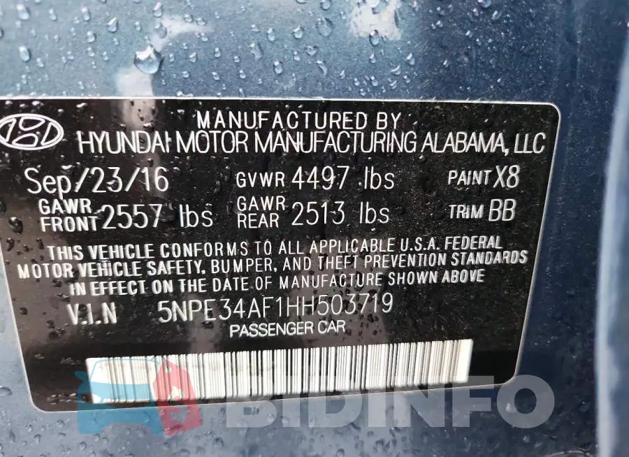 5NPE34AF1HH503719 Photo# 12