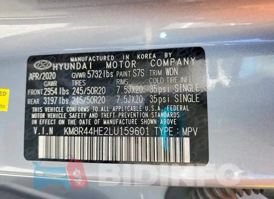 KM8R44HE2LU159601 Photo# 14