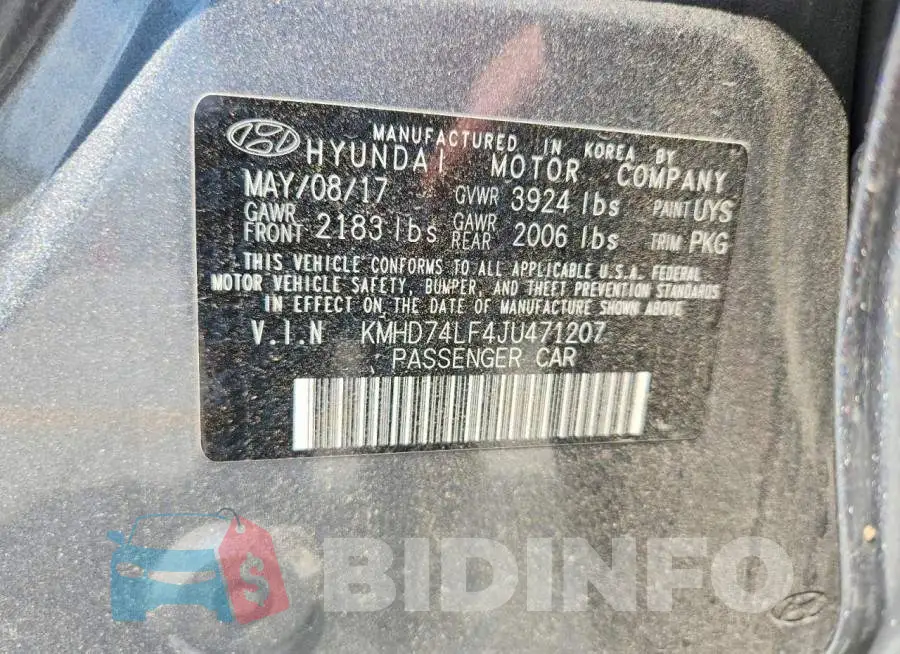 KMHD74LF4JU471207 Photo# 12