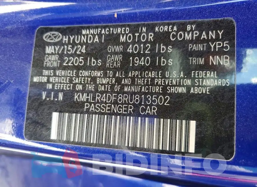 KMHLR4DF8RU813502 Photo# 13