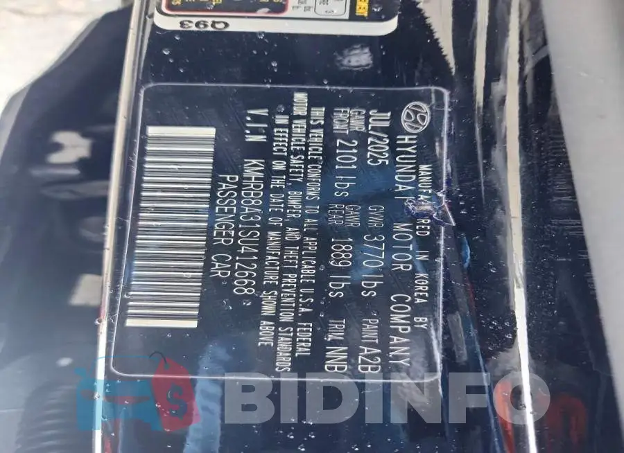 KMHRB8A31SU412668 Photo# 14