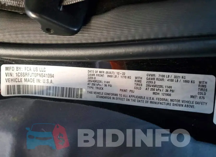 1C6SRFJT0PN541094 Photo# 13