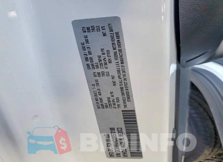3C6MRVHGXSE570188 Photo# 12