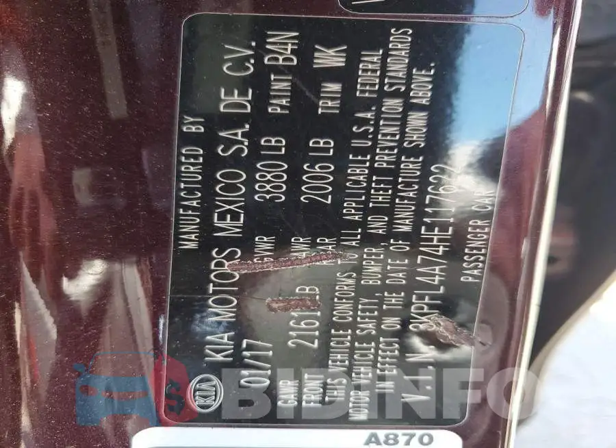 3KPFL4A74HE117622 Photo# 12