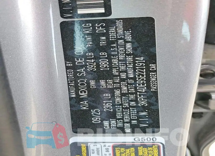 3KPFT4DE9SE221914 Photo# 12
