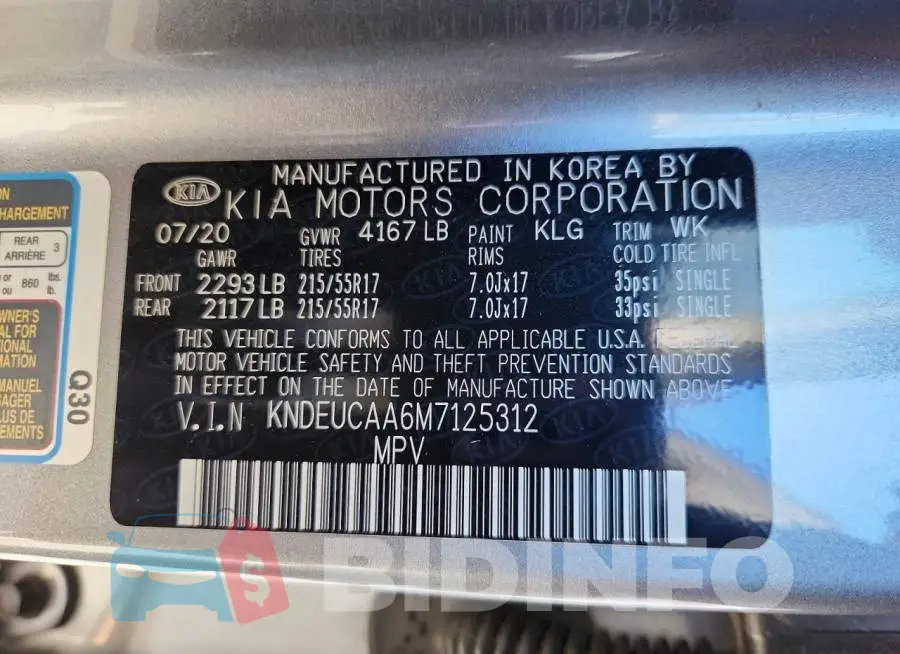 KNDEUCAA6M7125312 Photo# 13