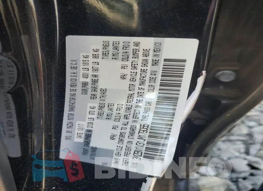 3MZBN1V31JM179065 Photo# 12