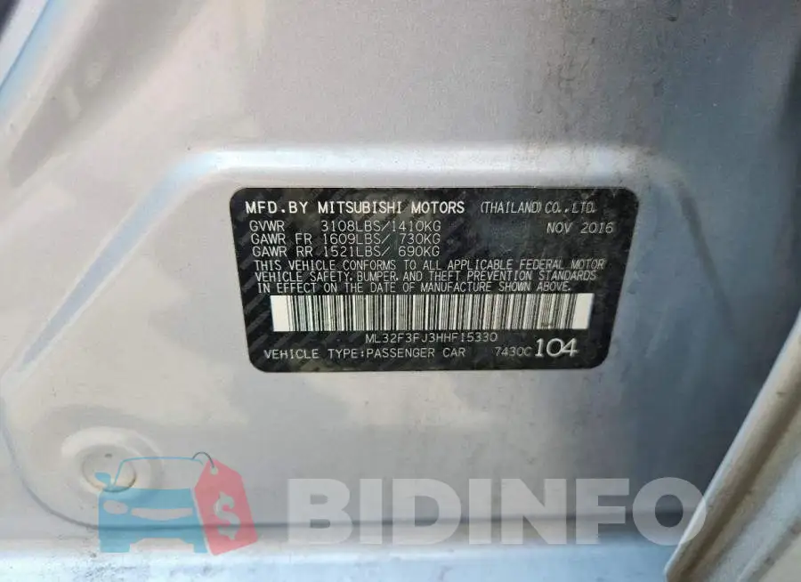 ML32F3FJ3HHF15330 Photo# 12