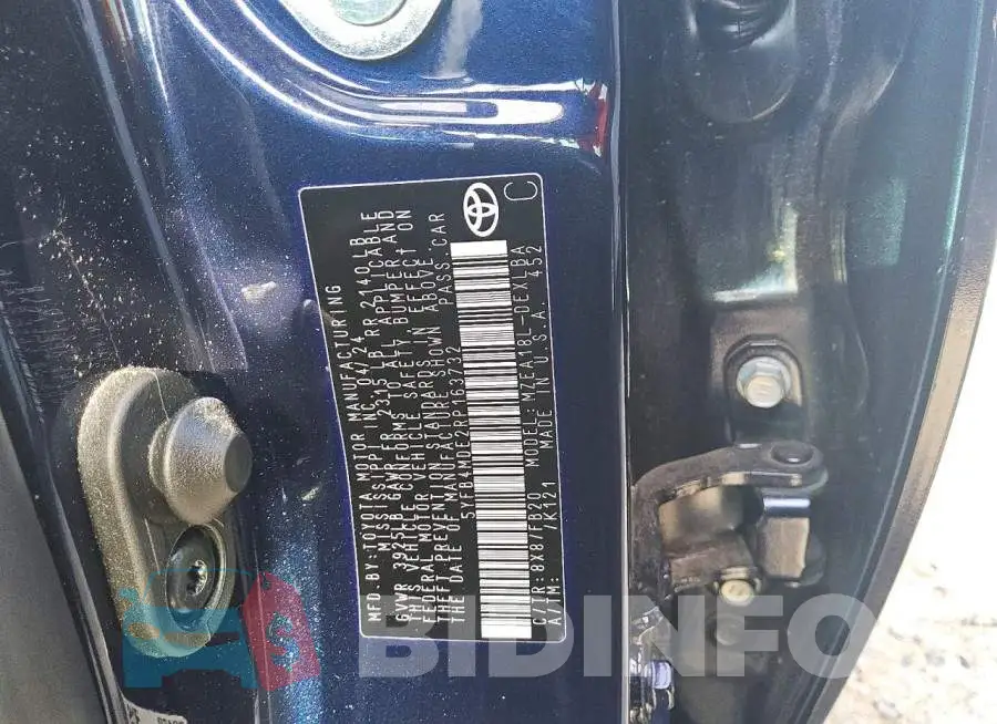 5YFB4MDE2RP163732 Photo# 12
