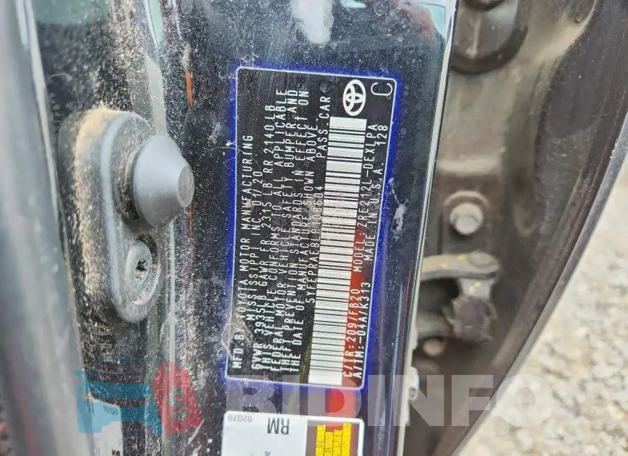 5YFEPRAE8LP108604 Photo# 12