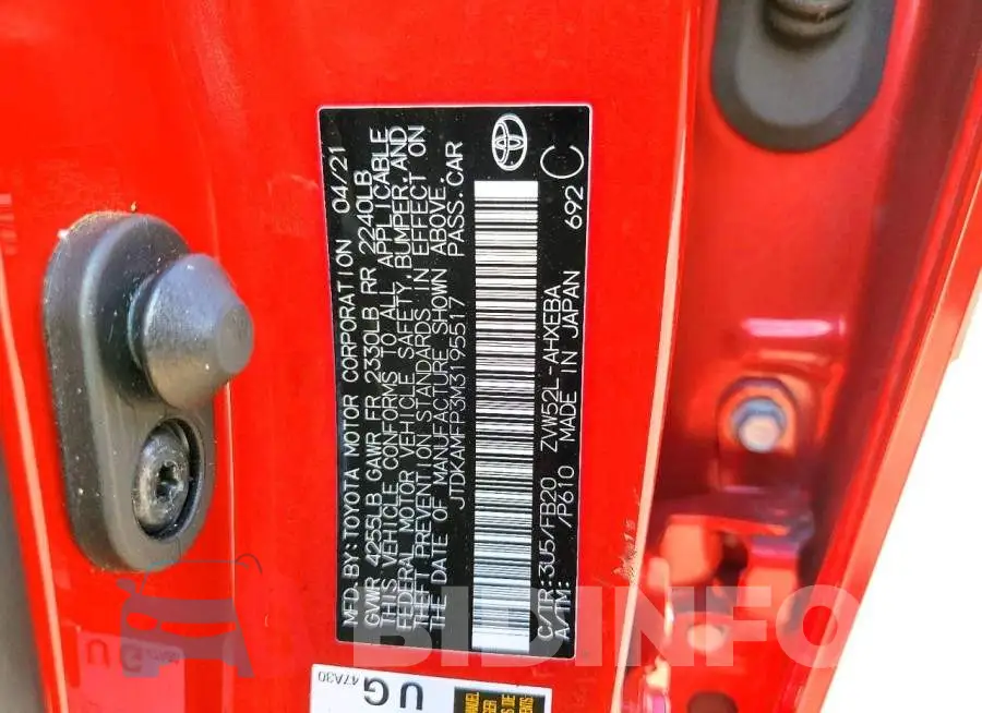 JTDKAMFP3M3195517 Photo# 12