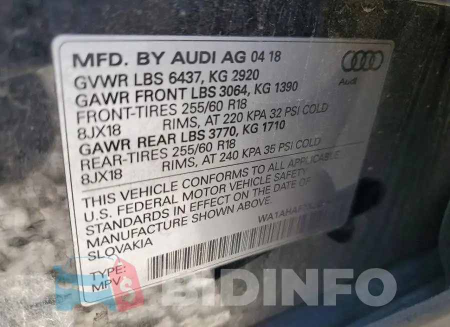 WA1AHAF7XJD041957 Photo# 13