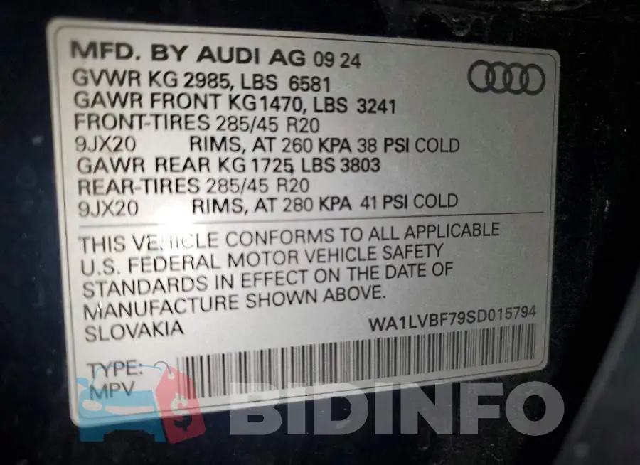 WA1LVBF79SD015794 Photo# 13