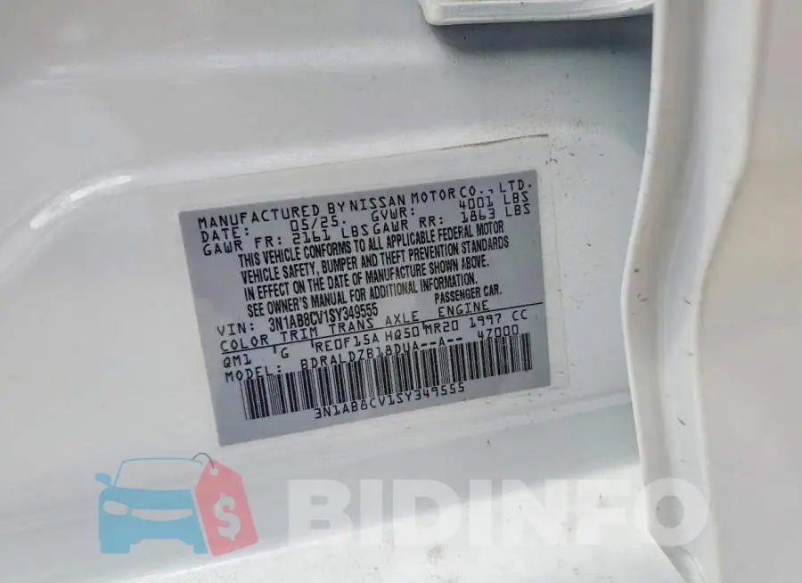 3N1AB8CV1SY349555 Photo# 12