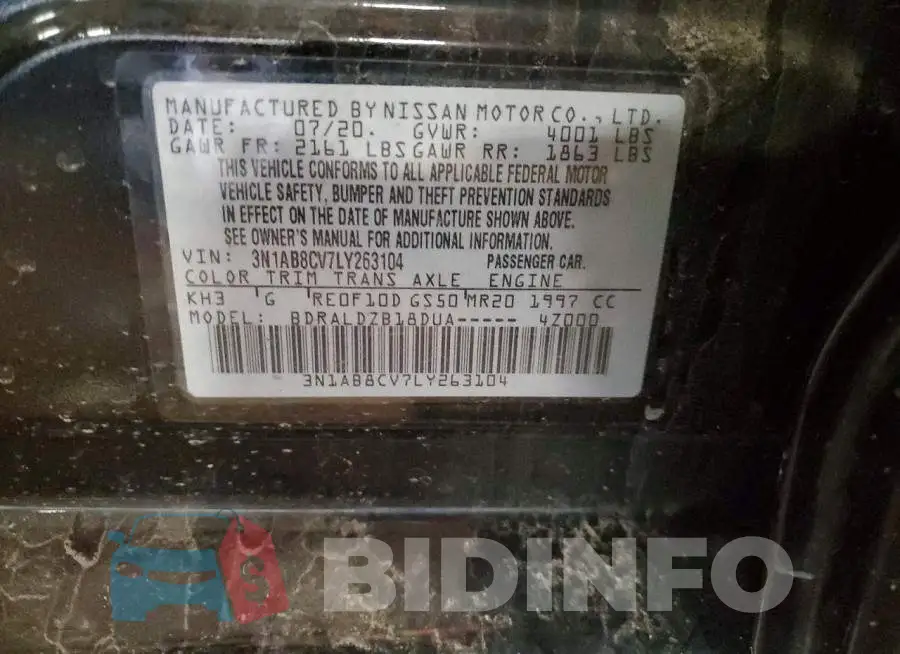 3N1AB8CV7LY263104 Photo# 13