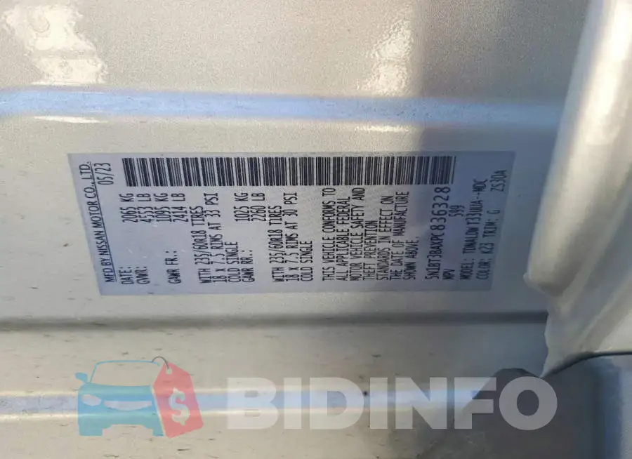 5N1BT3BAXPC836328 Photo# 13