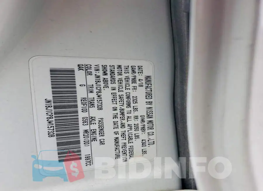 JN1BJ1CP8JW157328 Photo# 12
