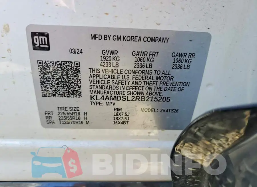 KL4AMDSL2RB215205 Photo# 13