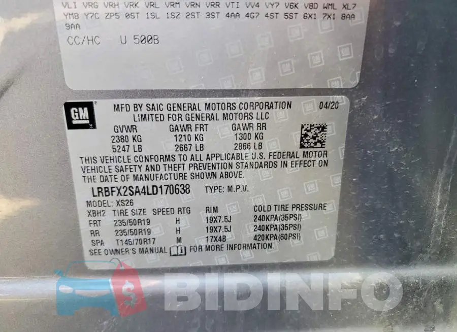 LRBFX2SA4LD170638 Photo# 12