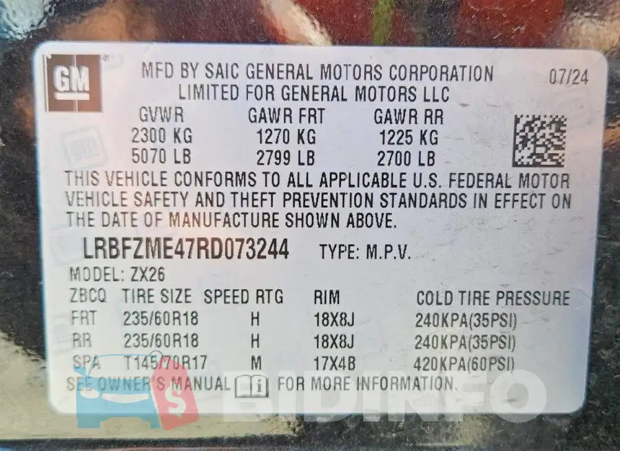 LRBFZME47RD073244 Photo# 13