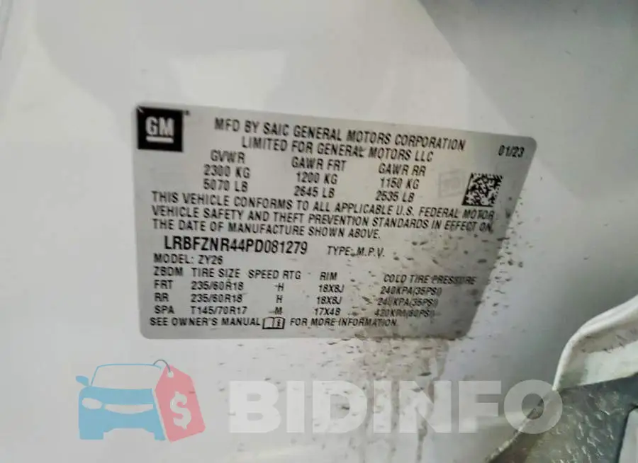 LRBFZNR44PD081279 Photo# 13