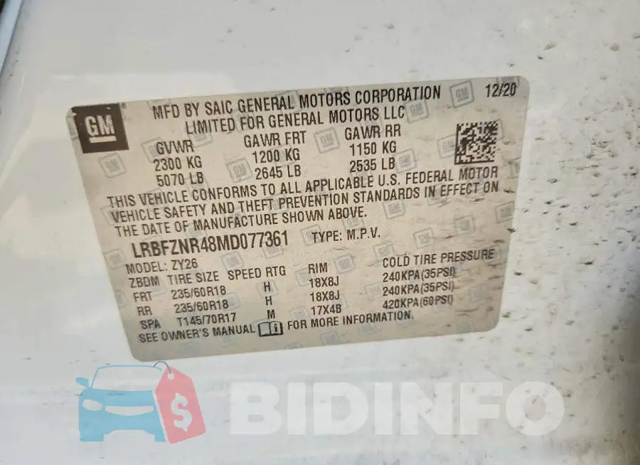 LRBFZNR48MD077361 Photo# 12