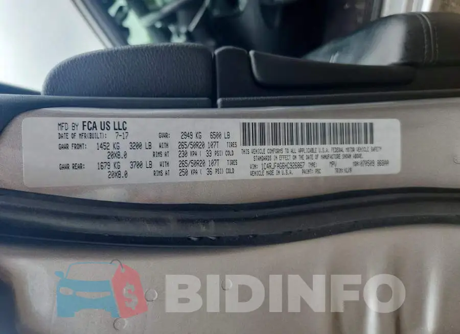 1C4RJFAG6HC926867 Photo# 12