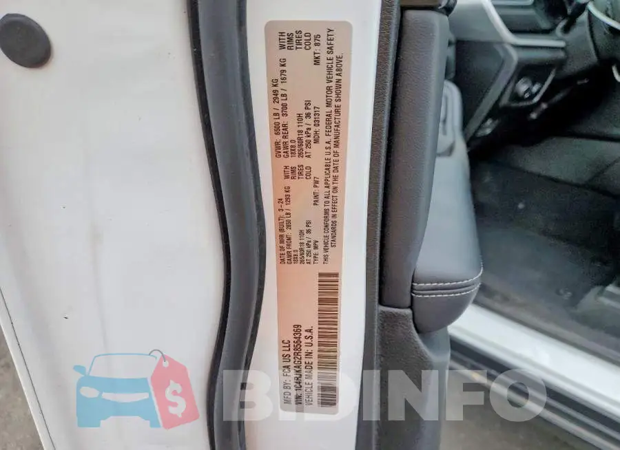 1C4RJKAG2R8564369 Photo# 14