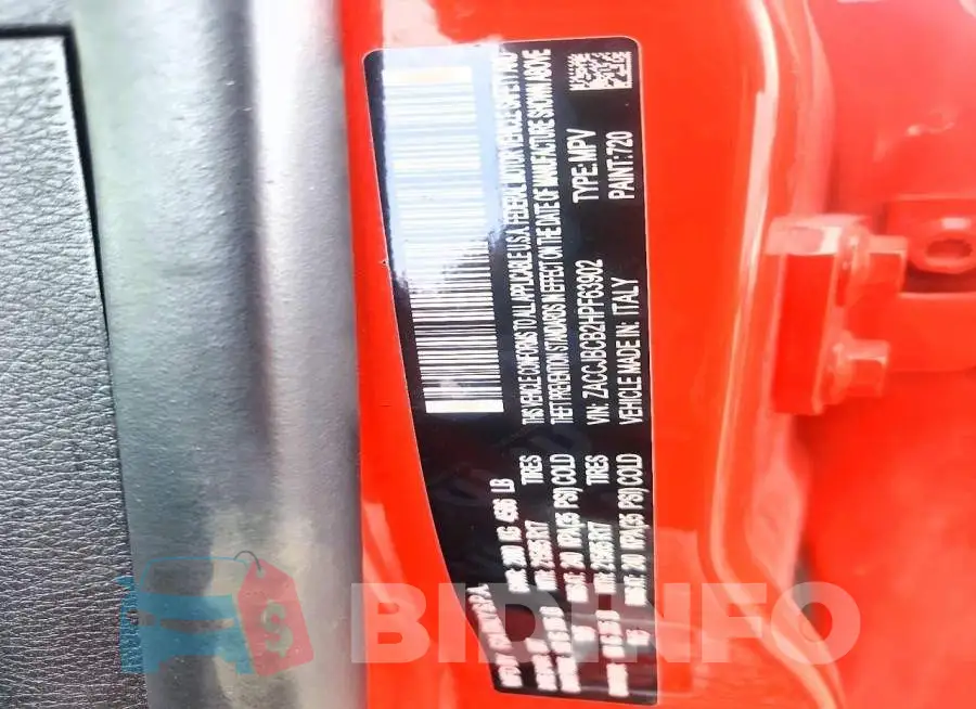 ZACCJBCB2HPF63902 Photo# 13